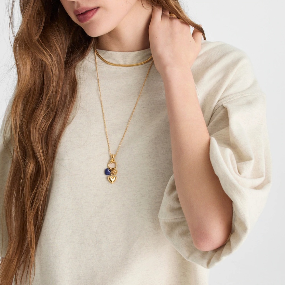Madewell Puff-Sleeve Sweatshirt Tee – Black / Large - Picture 7 of 12